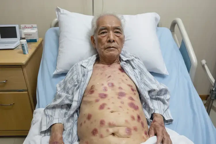 高齡老人肚子上容易起濕疹不管它會(huì)自己好嗎(圖4)