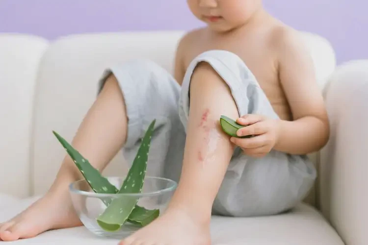 少儿大腿上偶尔长湿疹能靠自己自愈吗(图1)