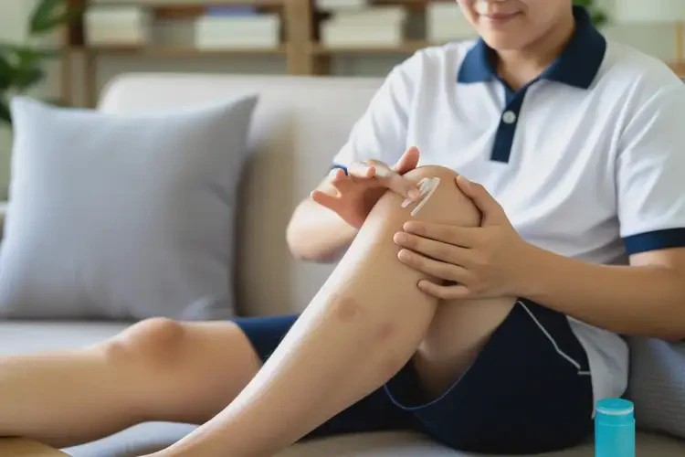 中学生四肢出湿疹不管它会自己痊愈吗(图1)