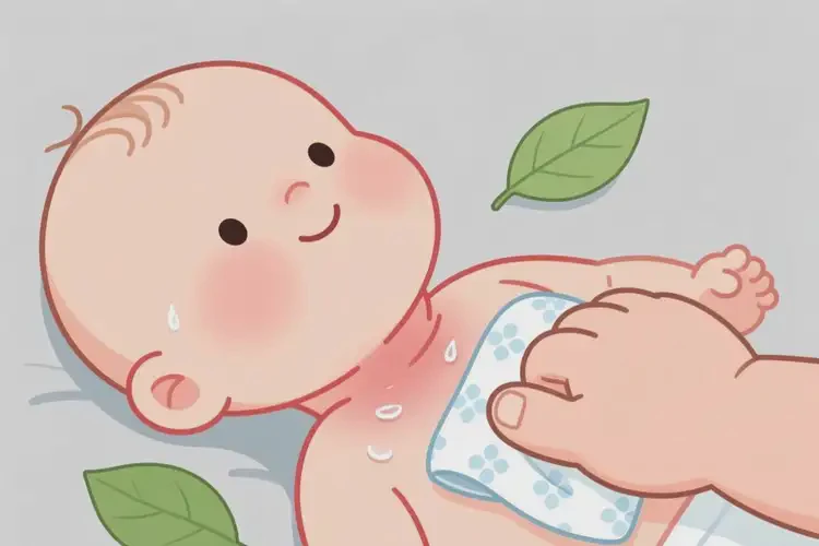 嬰幼兒脖子上容易起濕疹能夠徹底治愈嗎(圖1)