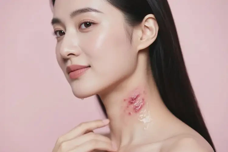 女人脖子偶爾起濕疹可以徹底自愈嗎(圖1)