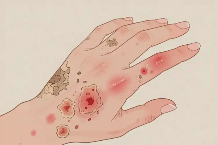 女人手上有濕疹不管它會(huì)自己痊愈嗎(圖3)