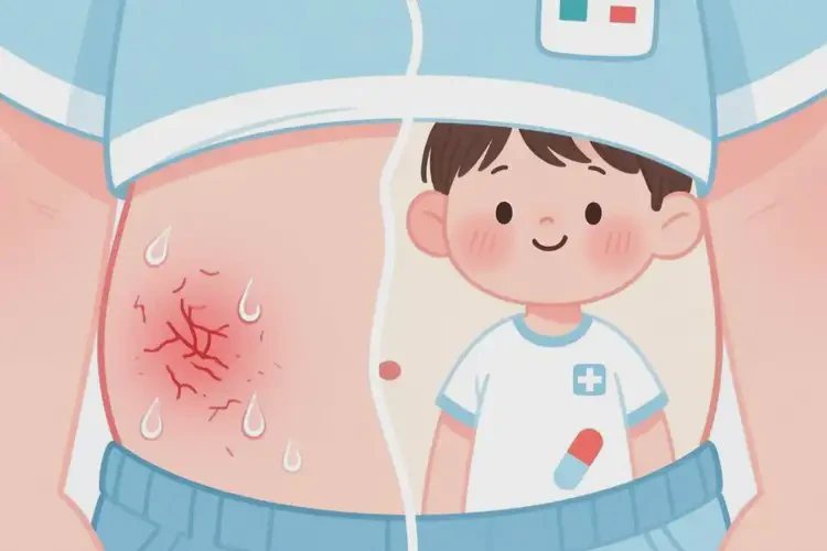 兒童肚子上偶爾起濕疹可不可以徹底自愈(圖4)