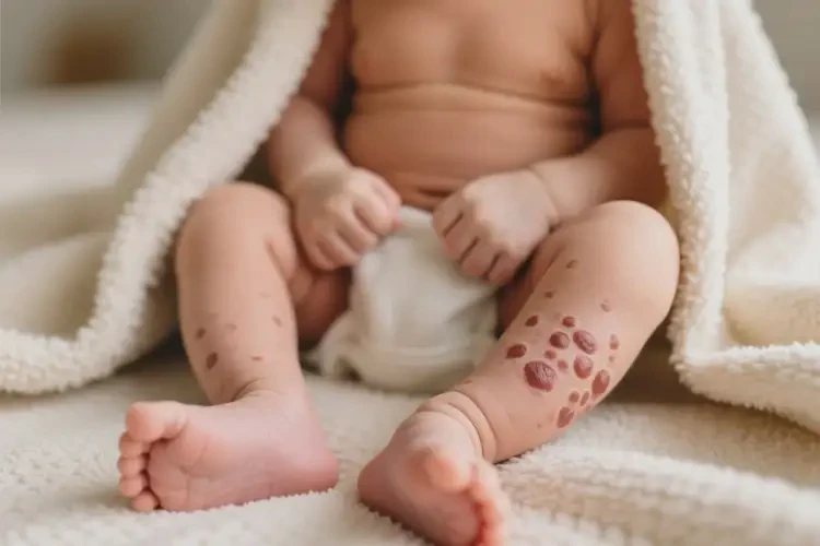 新生兒小腿有濕疹不管它會自己自愈嗎(圖3)