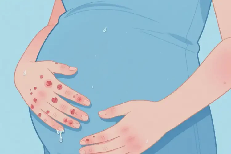 孕婦手上經(jīng)常起濕疹不管它會(huì)自己自愈嗎(圖3)