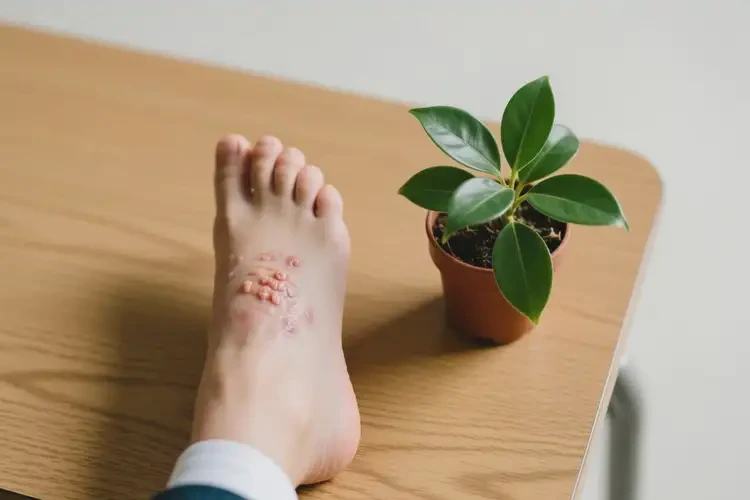 中學(xué)生腳上出現(xiàn)濕疹能靠自己自愈嗎(圖2)