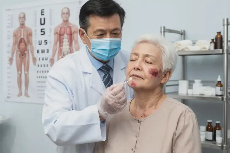 高齡老人臉上起濕疹能徹底自愈嗎(圖3)