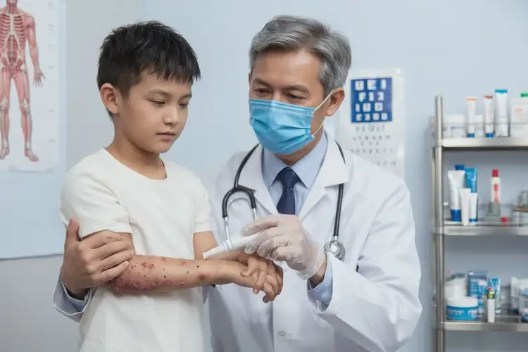 孩子手臂有濕疹可不可以徹底自愈(圖3)