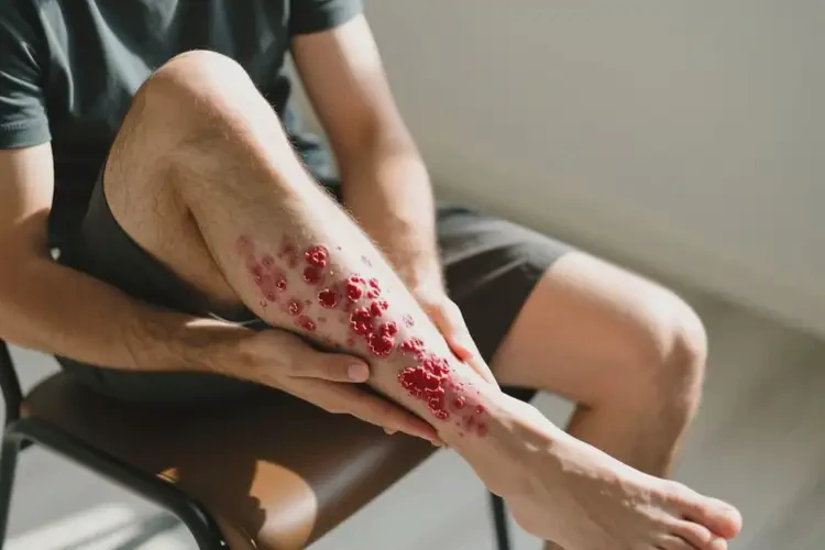 男生小腿上出濕疹能徹底自愈嗎(圖3)