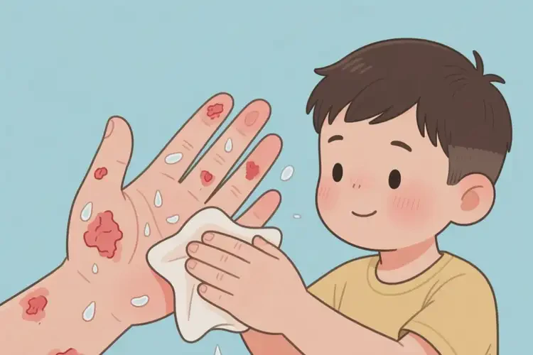男生手上容易起濕疹能夠徹底治愈嗎(圖2)