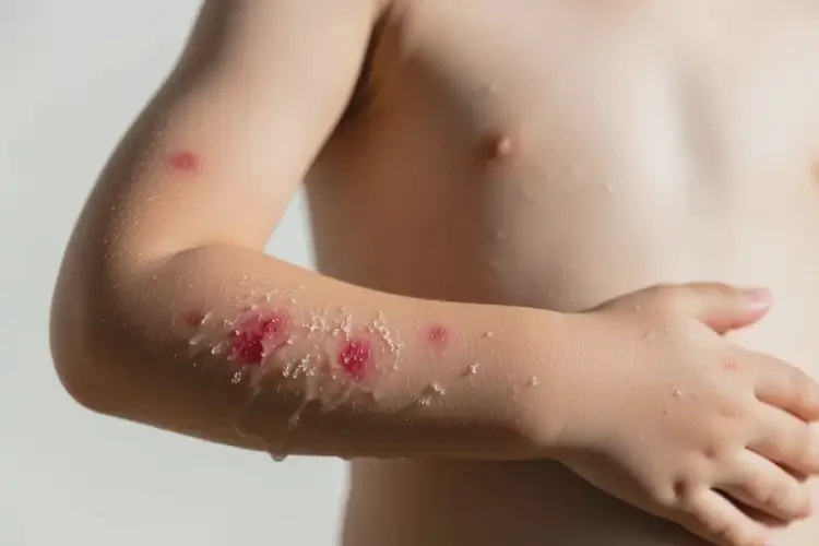 孩子手臂上經(jīng)常長(zhǎng)濕疹不管它會(huì)自己自愈嗎(圖2)