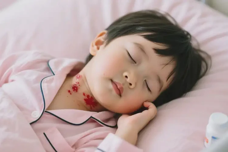 小孩脖子上出濕疹不管它會(huì)自己好嗎(圖2)