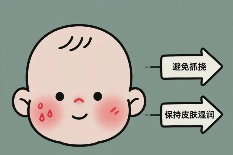 寶寶臉上經(jīng)常起濕疹能夠徹底治愈嗎(圖1)