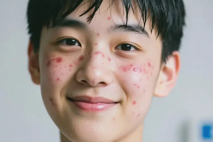 青少年臉上經(jīng)常長濕疹不管它會自己自愈嗎(圖3)