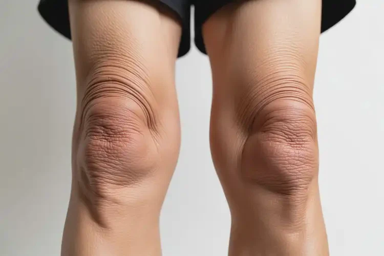 老人大腿上出現(xiàn)濕疹不管它會自己自愈嗎(圖1)