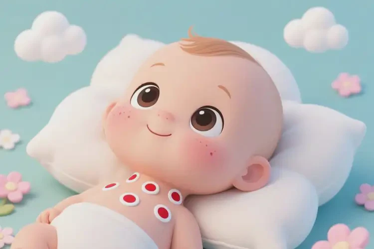 幼儿脖子上容易长湿疹不管它会自己痊愈吗(图1)