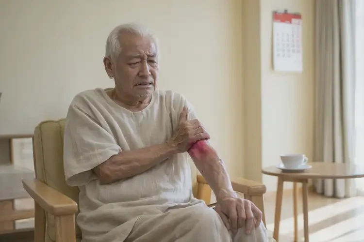 老人肛周出現(xiàn)濕疹不管它會自己痊愈嗎(圖1)