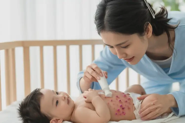 孩子肚子出湿疹可以彻底自愈吗(图3)