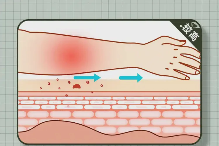 女性手臂有濕疹不管它會(huì)自己自愈嗎(圖1)