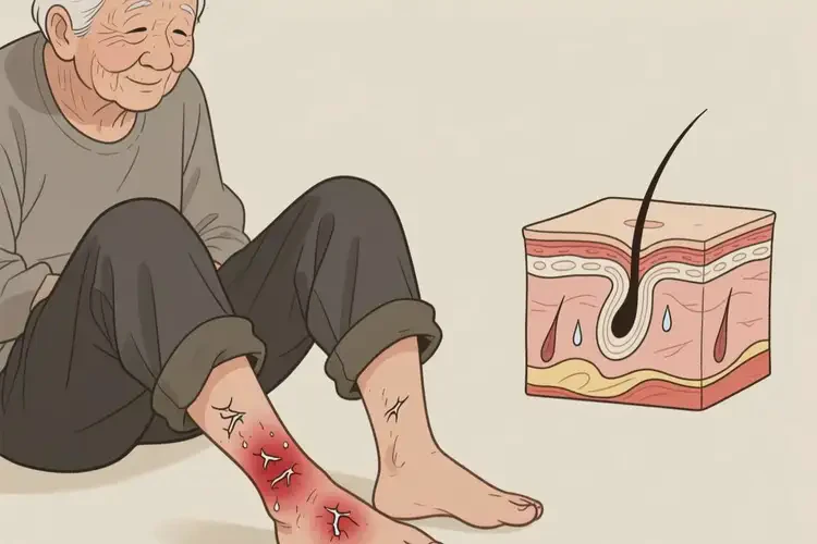 高齡老人小腿上容易長濕疹可不可以徹底自愈(圖3)