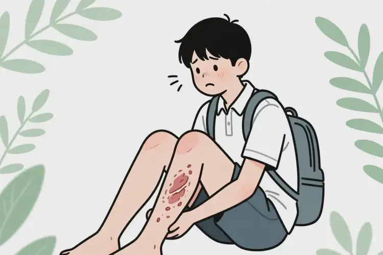 中學(xué)生小腿容易起濕疹能不能徹底自愈(圖2)