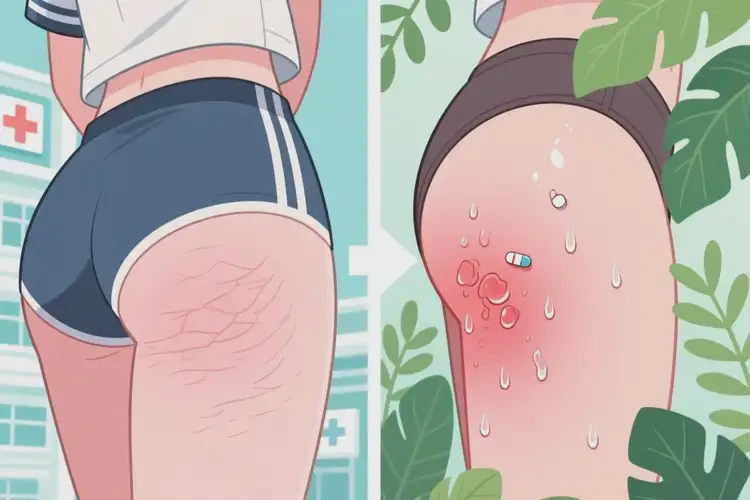 大学生屁股上容易长湿疹能彻底自愈吗(图3)