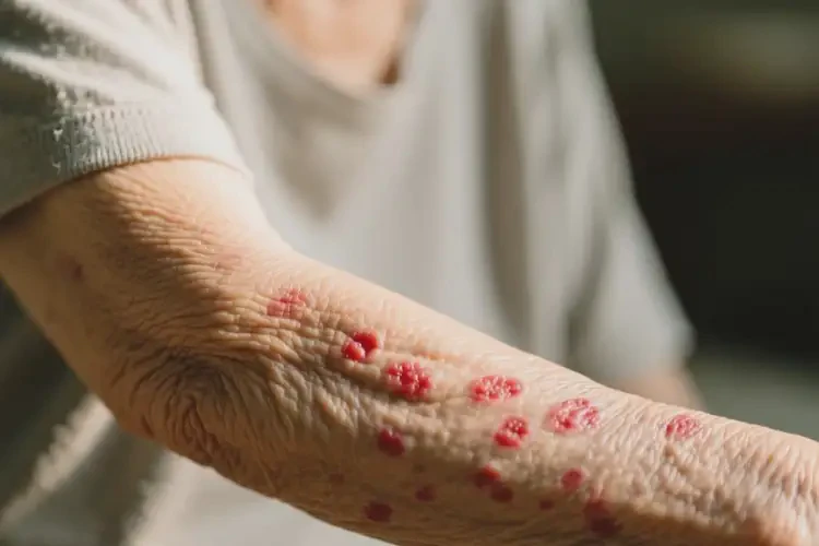 老年人手臂上容易起濕疹能不能徹底自愈(圖4)