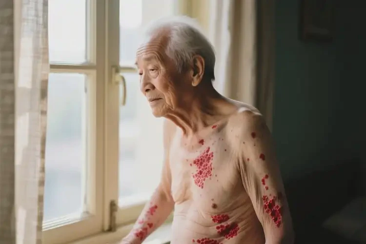 老人全身有濕疹不管它會(huì)自己痊愈嗎(圖3)
