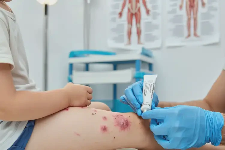 小兒大腿上容易長濕疹可以徹底自愈嗎(圖3)