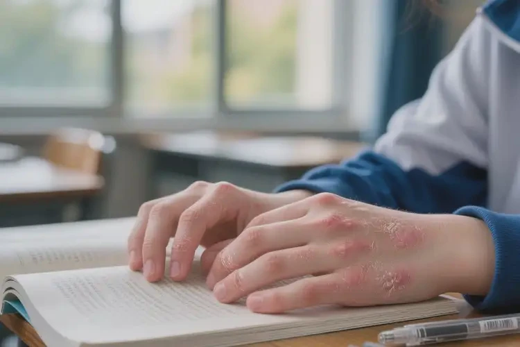 青少年手上出現(xiàn)濕疹可以徹底自愈嗎(圖4)
