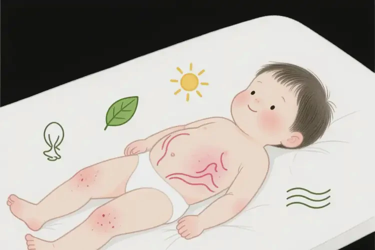 小孩肚子有濕疹可不可以徹底自愈(圖3)