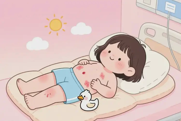 小兒肚子上經(jīng)常起濕疹不管它會自己自愈嗎(圖3)