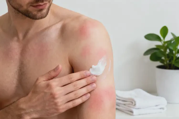 男人全身偶爾起濕疹能夠徹底治愈嗎(圖3)