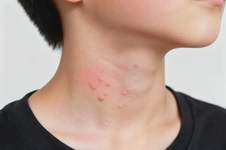青少年脖子上偶爾長濕疹不管它會自己自愈嗎(圖3)