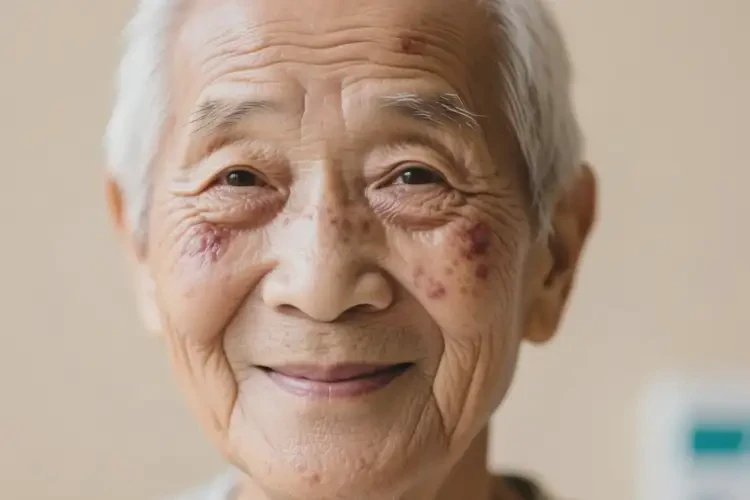 高齡老人臉上有濕疹可不可以徹底自愈(圖4)