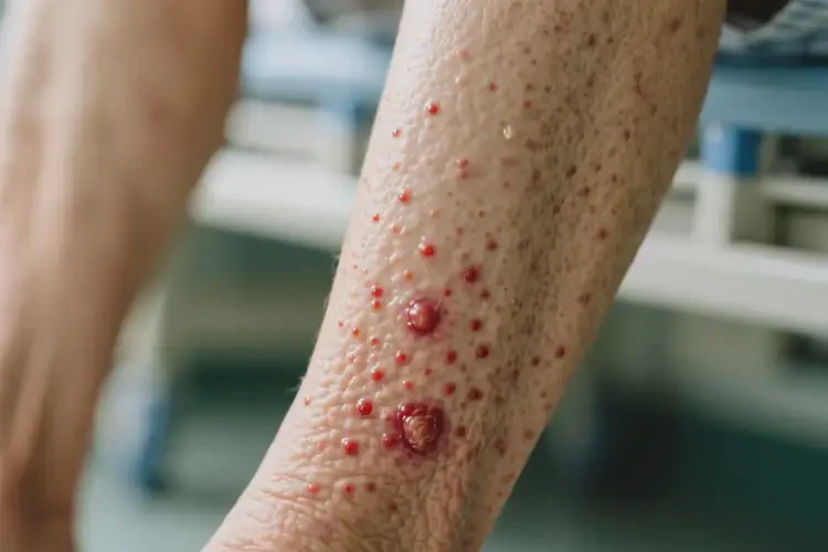 老年人小腿上經(jīng)常長濕疹不管它會自己痊愈嗎(圖4)