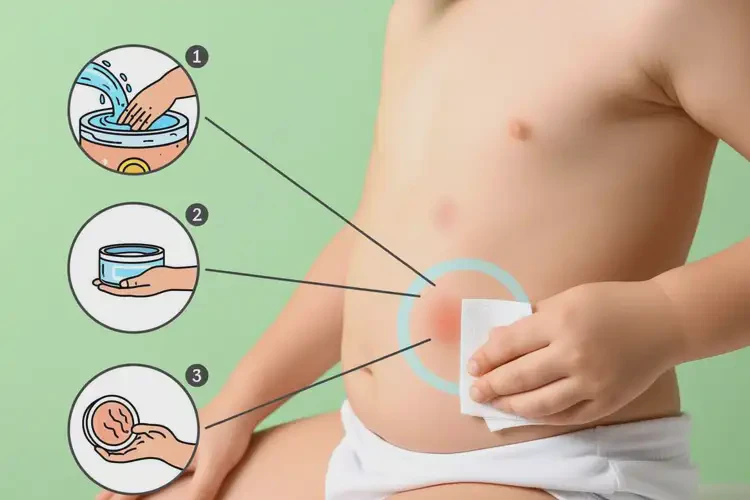 孩子肚子出濕疹不管它會自己自愈嗎(圖3)