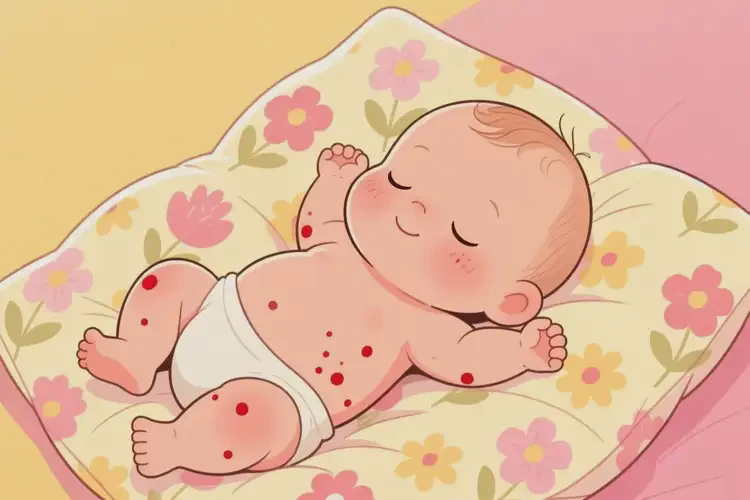 婴儿肚子经常起湿疹可以彻底自愈吗(图2)