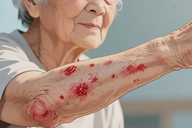 老年人手臂上出现湿疹能够彻底治愈吗(图3)