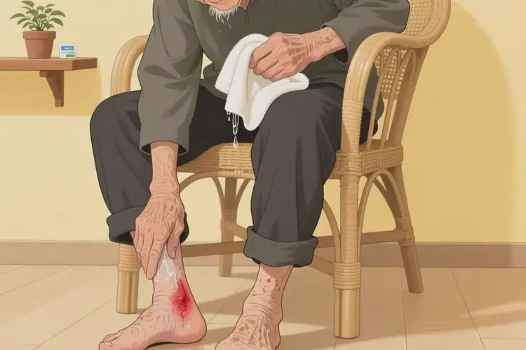 高齡老人腳上偶爾起濕疹能徹底自愈嗎(圖4)