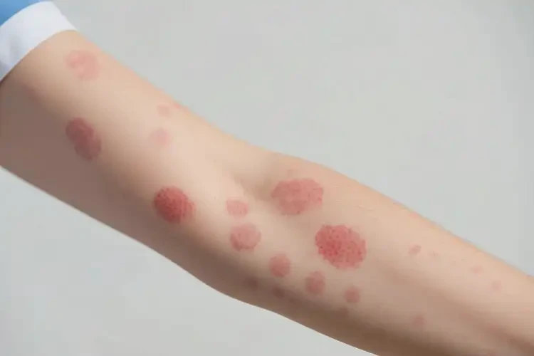 女性手臂有濕疹不管它會自己痊愈嗎(圖1)