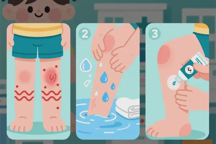 兒童大腿上容易起濕疹能夠徹底治愈嗎(圖2)