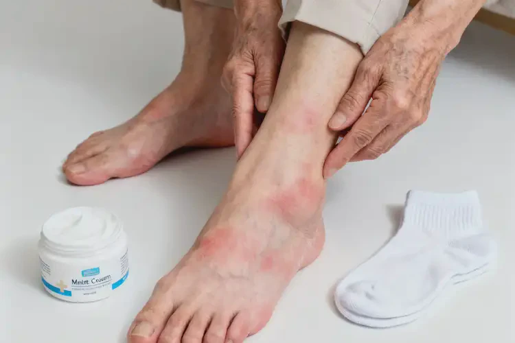 老年人腳上長濕疹能不能徹底自愈(圖2)