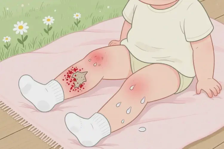 幼兒小腿上容易起濕疹不管它會自己痊愈嗎(圖3)