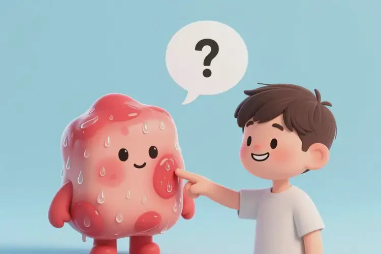 青年人肚子容易長濕疹不管它會自己好嗎(圖1)