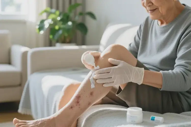 高齡老人小腿上偶爾長(zhǎng)濕疹能夠徹底治愈嗎(圖3)