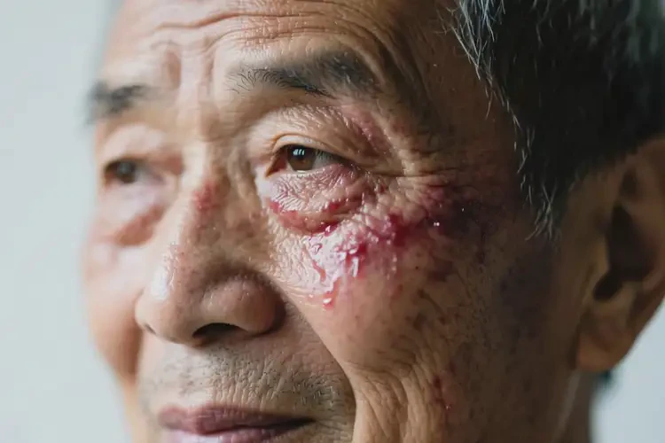 老年人臉上容易長濕疹不管它會自己痊愈嗎(圖3)