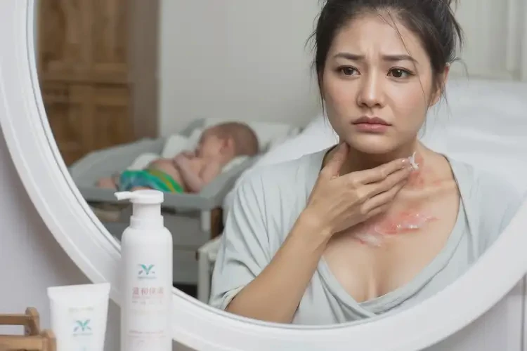 哺乳期媽媽脖子上出現(xiàn)濕疹能徹底自愈嗎(圖4)