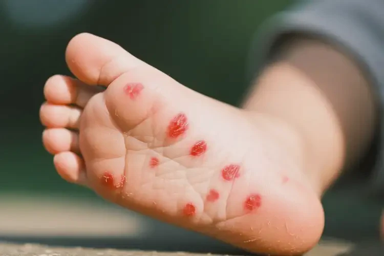 小兒腳上起濕疹不管它會自己痊愈嗎(圖4)