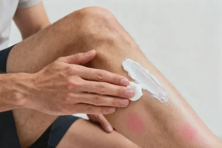 男人小腿偶爾長濕疹不管它會自己好嗎(圖1)